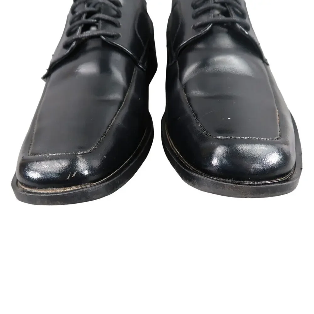Stacy Adams Shoe Mens 8 Oxford Dress Formal Leather Square Toe Derby Calhoun Moc